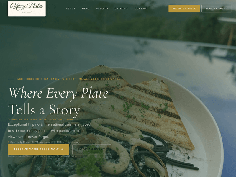 Merry Plates — Merry Plates Restaurant